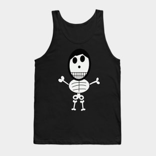 Cute skeletons doodle style Tank Top